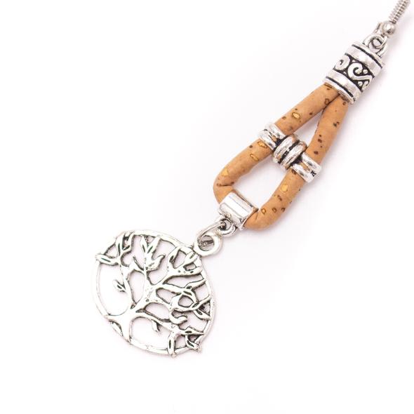 Tree Of Life Cork Earrings