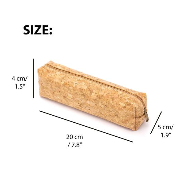 Printed Natural Cork Make-Up Bag - Multiple patterns