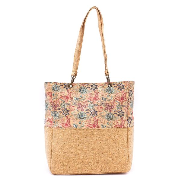 Gorgeous Printed Vegan Cork Tote Bag - 3 patterns to choose from