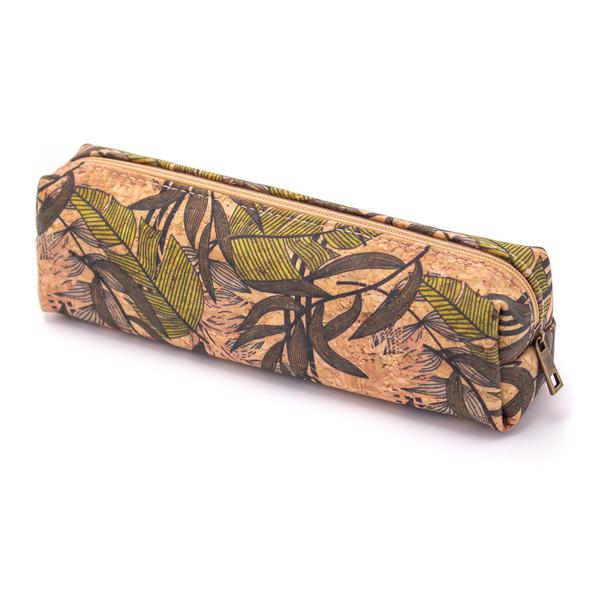 Printed Natural Cork Make-Up Bag - Multiple patterns
