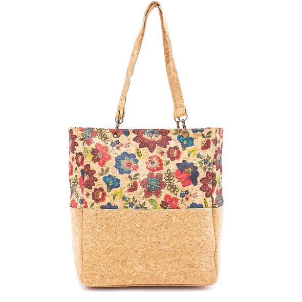 Gorgeous Printed Vegan Cork Tote Bag - 3 patterns to choose from