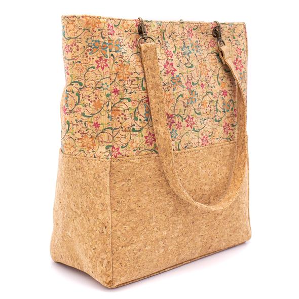 Gorgeous Printed Vegan Cork Tote Bag - 3 patterns to choose from